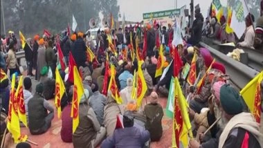 India News | Farmers Protest on Jalandhar-Pathankot Highway; Vehicular Movement Halted for Two Hours