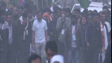 India News | Bharat Jodo Resumes from Mavikala in UP, Rahul Gandhi's Look-alike Joins