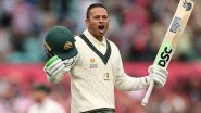 Sports News | Usman Khawaja Becomes 4th Player to Score 3rd Consecutive Sydney Test Century