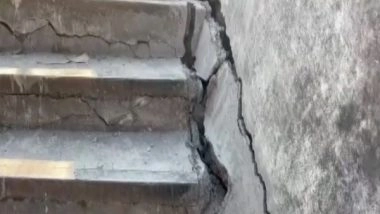 India News | Land Subsidence Continues in Joshimath, Cracks Develop in over 500 Houses