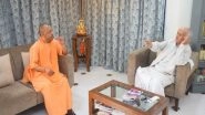 India News | Yogi Adityanath Calls on Maharashtra Governor, Pays Respects to Chhatrapati Shivaji Maharaj