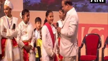 India News | Assam CM Himanta Biswa Sarma Interacts with Students of Balmiki School in Guwahati