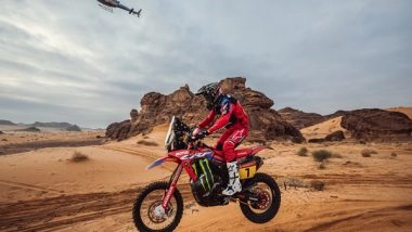 Sports News | Dakar Rally 2023: Rock, Sand, Rain and Mud All in One Day for Honda