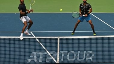 Sports News | Tata Open Maharashtra: Indian Duo Balaji-Jeevan Shock No. 2 Seed to Storm into Doubles SF