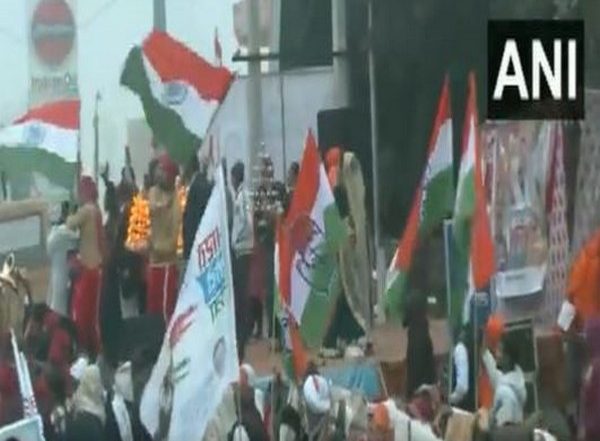 India News | Colourful Processions Mark Bharat Jodo Yatra in Haryana's Karnal