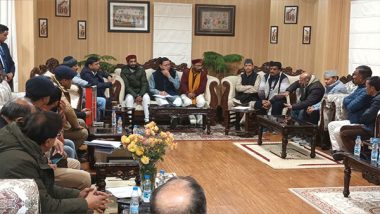 Joshimath Land Subsidence: Uttarakhand CM Pushkar Singh Dhami Chairs High-level Meeting with Administration Officials