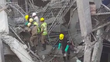 India News | Two Killed as Portion of Under-construction Building Collapses in Hyderabad