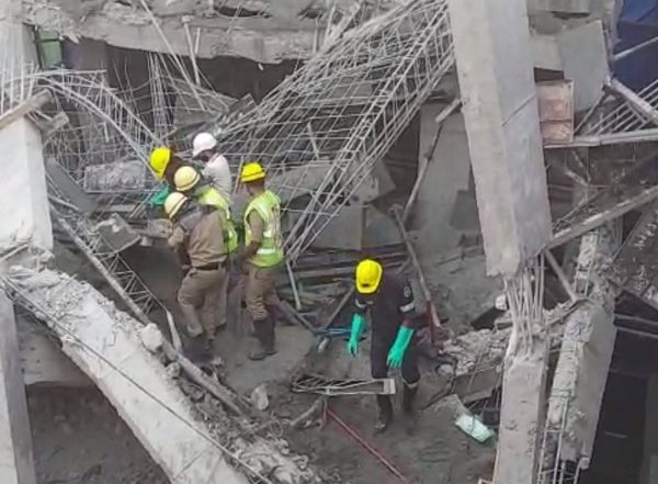 India News | Two Killed as Portion of Under-construction Building Collapses in Hyderabad
