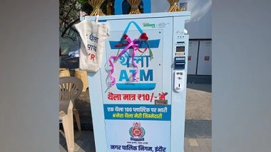 India News | MP: ATM-like Machines for Cloth Bags Installed in Indore to Make City Plastic-free