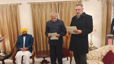 India News | Punjab: Balbir Singh Takes Oath as Cabinet Minister, Hours After Fauja Singh Resigns