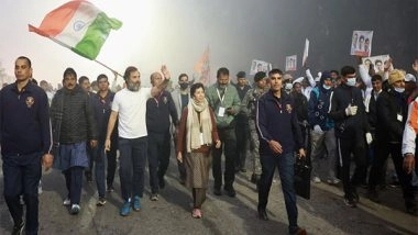 India News | Bharat Jodo Yatra Resumes from Dodwa-Taraori Crossing in Haryana on Day 114