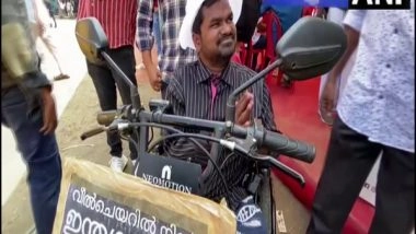 India News | Bihar Native Begins Journey from Kanyakumari to Siachen in Wheelchair to Implement Accessibility for Differently-abled