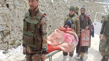 India News | Army's Chinar Corps Rescues Ailing Villagers from Snow-covered Remote Area in J-K