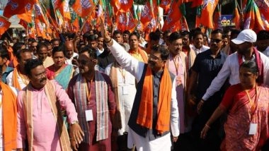 India News |  Dharmendra Pradhan Holds BJP Padayatra in Odisha's Cuttack District