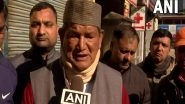 India News | Tuneling Should Be Stopped if Experts Opines: Former CM Harish Rawat on Joshimath Crisis