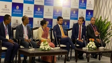World News | Anurag Thakur Interacts with Indian Diaspora from Mauritius, Qatar at Pravasi Bharatiya Diwas
