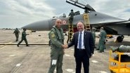 World News | Indian Envoy Receives IAF Contingent at Thai Naval Air Base