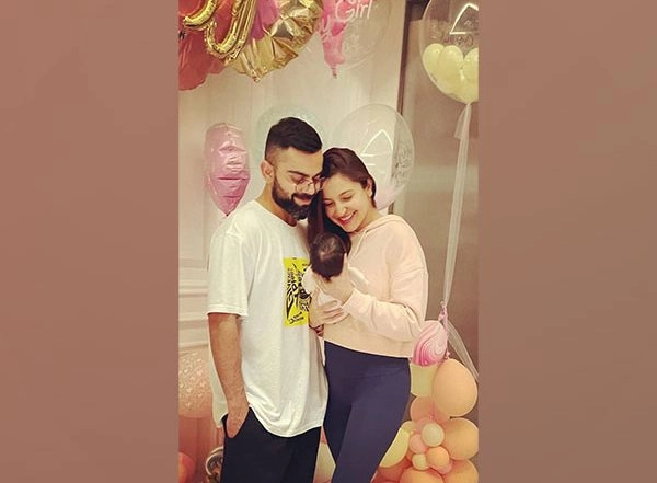 Entertainment News | Virat Shares Pictures with Wife Anushka, Daughter Vamika, Expresses Gratitude to God