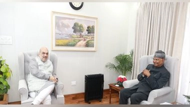 India News | Amit Shah Meets V-P Jagdeep Dhankar, Former President Ramnath Kovind