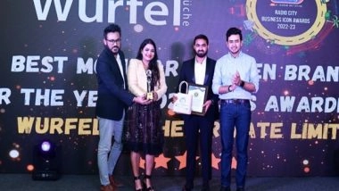 Business News | Wurfel Wins the Best Modular Kitchen Brand Award 2023