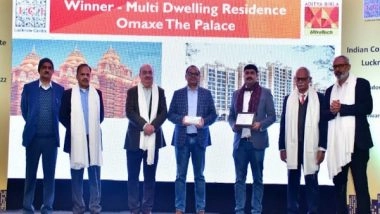 Business News | The Palace by Omaxe Wins Multi Dwelling Residence Award by ICI (Lucknow) Ultratech Awards