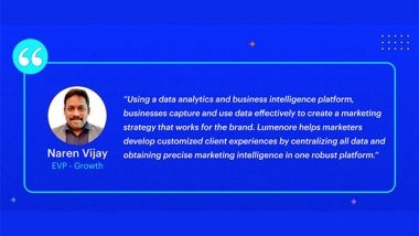 Business News | 78 Per Cent of Marketers Get Better Results by Leveraging Data