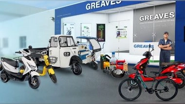 Business News | Greaves Cotton Drives in Six Electric 2-wheelers, 3-wheelers into Auto Expo