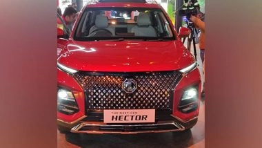 Business News | Auto Expo: MG Motor Unveils Next-gen Hector SUV in 5 Variants, Starting at Rs 14.72 L
