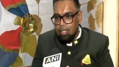 World News | Guyana's President Mohamed Irfaan Ali Visits Taj Mahal