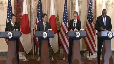 World News | US, Japan Agree China Represents Greatest Shared Strategic Challenge