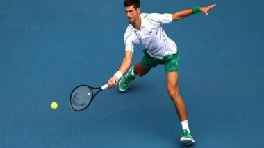 Sports News | Novak Djokovic Suffers Injury Scare Ahead of Australian Open