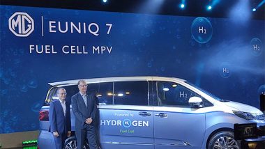 Auto Expo 2023: MG Unveils EUNIQ 7 Fuel Cell MPV, Watch Video for More Details