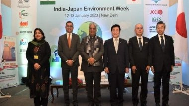 World News | Environment Minister Bhupendra Yadav Meets Japanese Counterpart, Discusses G7/G20 Collaboration