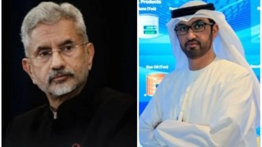 World News | Jaishankar Congratulates UAE's Al Jaber on Becoming COP 28 President