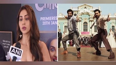 Entertainment News | Golden Globes: Rakul Preet Singh Congratulates RRR Team on Historic Win