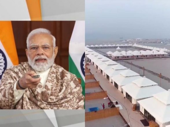 India News | PM Modi Inaugurates Tent City, Built on Banks of River Ganga in Varanasi - Vimarsana News