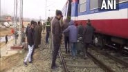 India News | J-K: Train Derails in Mazhama Area of Budgam District, No One Injured