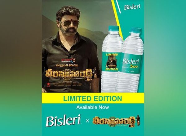 Business News | Bisleri Enhances Its Regional Brand Love Strategy with Limited Edition Bottles of Waltair Veerayya and Veera Simha Reddy