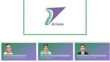 Business News | Aristo Bio-tech and Lifescience Limited Brings Its IPO for Rs 1305.22 Lakhs Issue Opens on January 16, 2023
