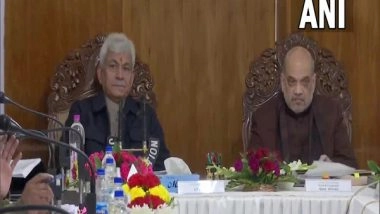 India News | Jammu: Amit Shah Holds High-level Meeting over Security-related Issues in J-K