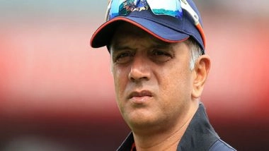 Sports News | Dravid Flies Back Home Amid Health Concerns, Team India to Play Next Match Without Head Coach