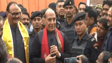India News | Rajnath Meets with Members of Jatav Community in Lucknow