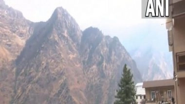 India News | Uttarakhand: Higher Mountain Ranges in Joshimath, Chamoli, Badrinath Receives Fresh Snowfall