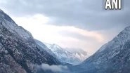 India News | Uttarakhand's Dhanaulti Receives First Snowfall of the Season