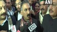 India News | Himachal Pradesh Chief Minister Lays Foundation Stone of Girls' Hostel of HP Law University