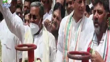 India News | Karnataka Congress Launches Ad Campaign Ahead of Priyanka Gandhi Vadra's January 16 Visit