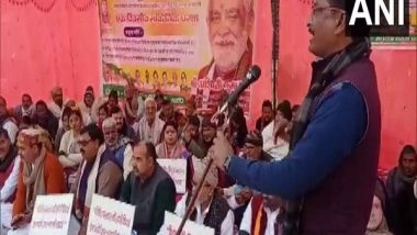 India News | BJP's Ashwini Kumar Choubey Recites Ramcharitmanas in Response to Bihar Education Minister Chandrashekhar's Remark