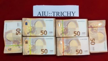 India News | Customs Officials Seize Foreign Currency Worth Rs 25.8 Lakh at Trichy International Airport