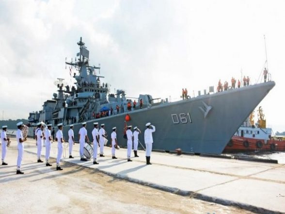 World News | Indian Naval Ship 'Delhi' Arrives at Sri Lanka's Trincomalee Port - Vimarsana News