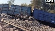 India News | 6 Wagons of Goods Train Derail in Haryana's Rohtak